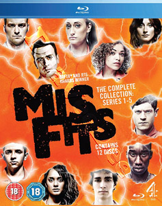 Misfits (Complete Series 1-5) - 12-Disc Box Set (Blu-Ray)